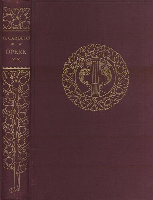 Melica e lirica del Settecento - Giosuè Carducci - copertina