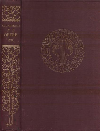 Ceneri e faville - Giosuè Carducci - copertina