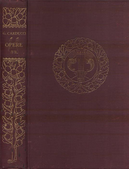 Ceneri e faville - Giosuè Carducci - copertina