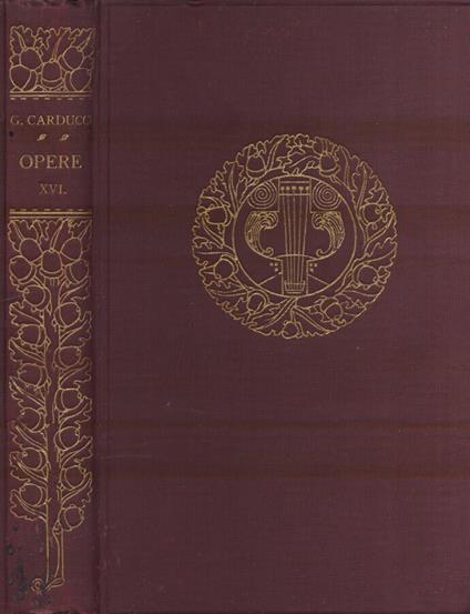 Poesia e storia - Giosuè Carducci - copertina