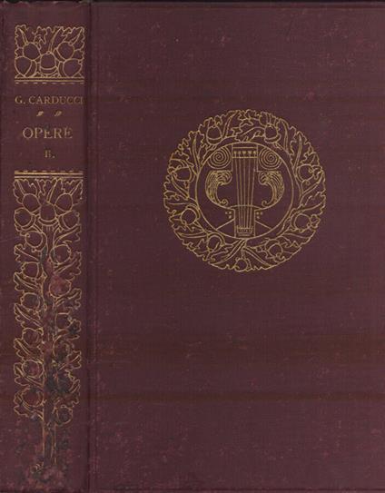 Primi saggi - Giosuè Carducci - copertina