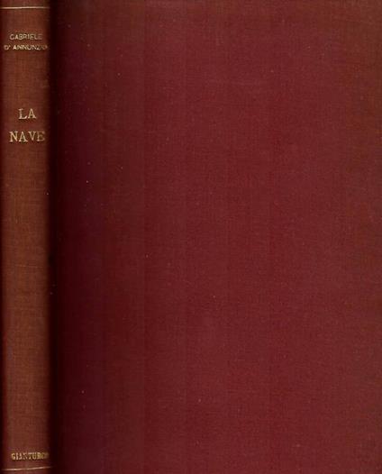 La nave - Gabriele D'Annunzio - copertina