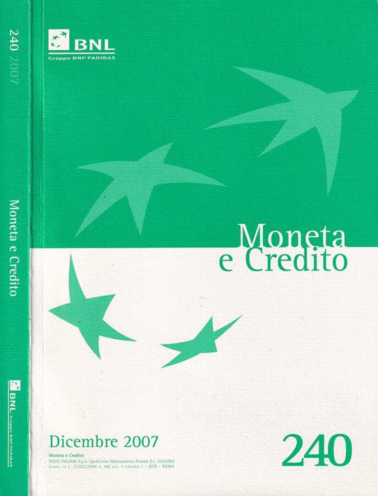 Moneta e credito - Alessandro Roncaglia - copertina
