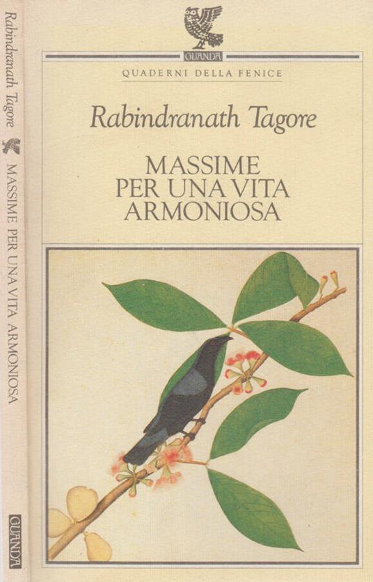 Massime per una vita armoniosa - Rabindranath Tagore - copertina