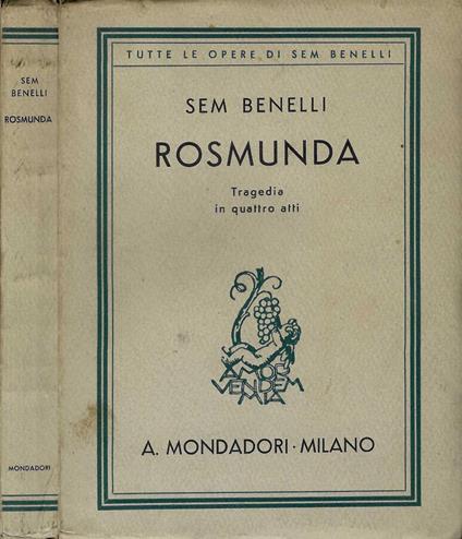 Rosmunda - Sem Benelli - copertina