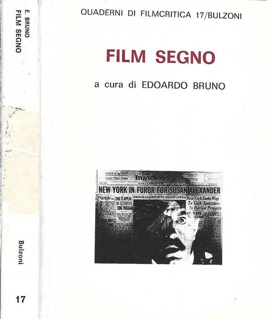 Film segno - Edoardo Bruno - copertina