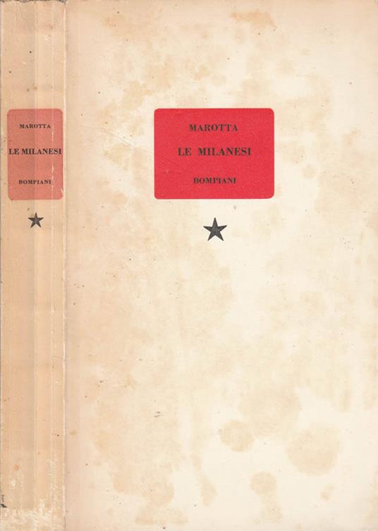 Le milanesi - Giuseppe Marotta - copertina