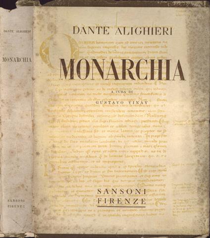 Monarchia - Dante Alighieri - copertina