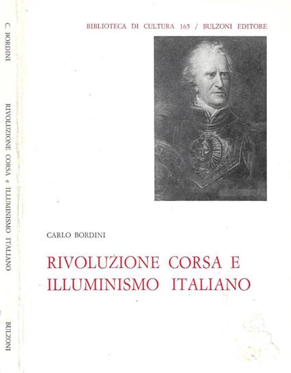 Rivoluzione corsa e illuminismo italiano - Carlo Bordini - copertina