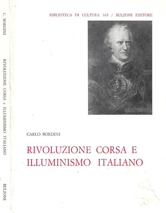 Rivoluzione corsa e illuminismo italiano - Carlo Bordini - copertina