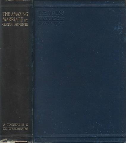 The amazing marriage - George Meredith - copertina