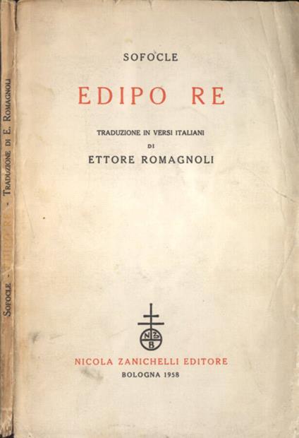 Edipo Re - Sofocle - copertina