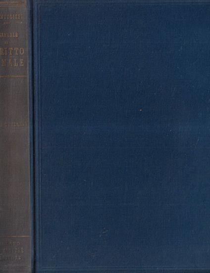 Manuale di diritto penale - Francesco Antolisei - copertina