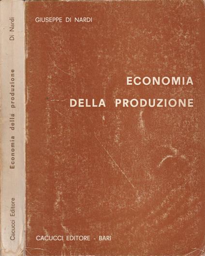 Economia della produzione - Giuseppe Di Nardi - copertina