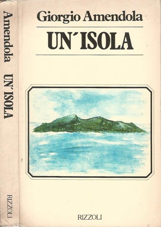 Un'isola - Giorgio Amendola - copertina