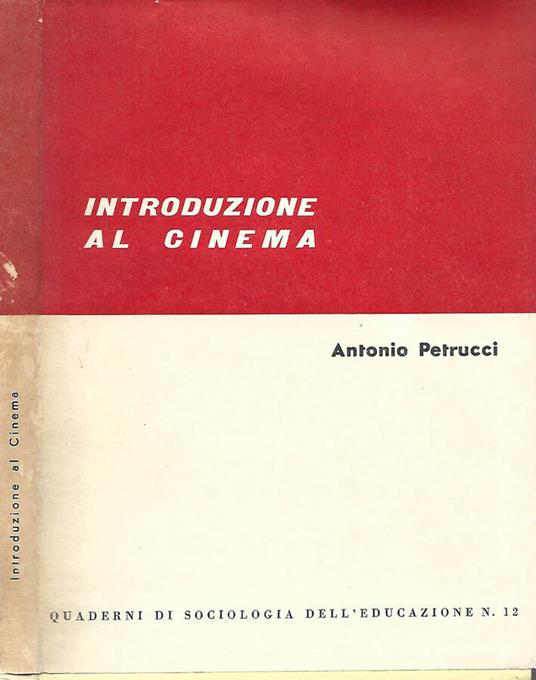 Introduzione al cinema - Antonio Petrucci - copertina