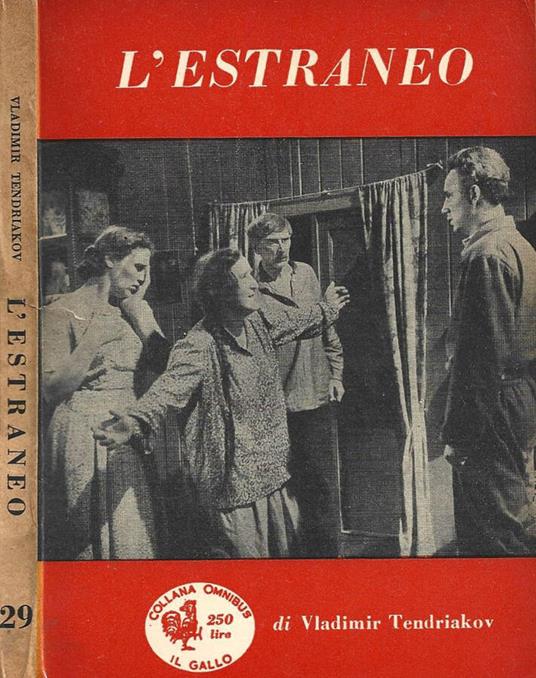 L' estraneo - Vladimir Tendrjakov - copertina