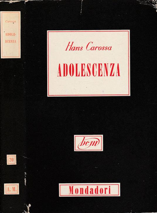 Adolescenza - Hans Carossa - copertina