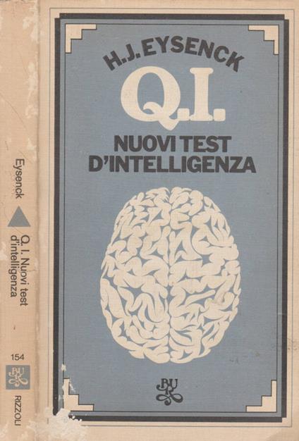 Q.I - Hans J. Eysenck - copertina