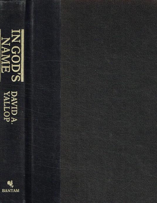 In God's name - David A. Yallop - copertina
