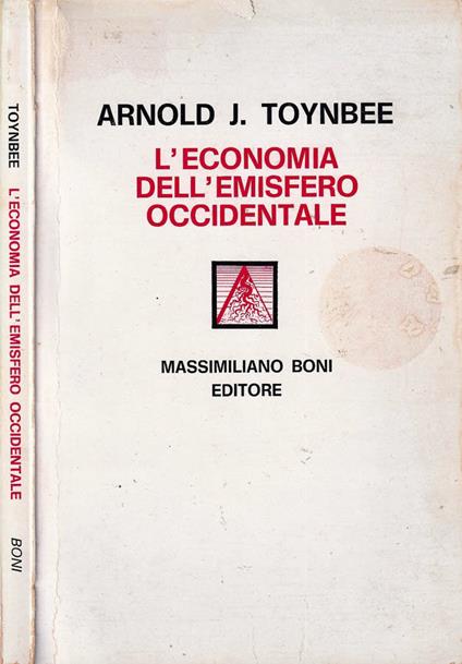L' economia dell'emisfero occidentale - Arnold J. Toynbee - copertina