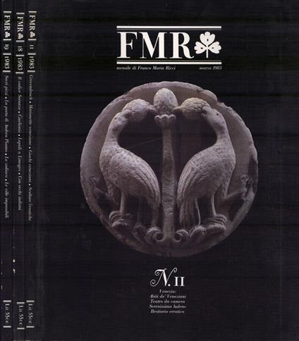 FMR nn. 11 - 18 - 19 del 1983 - copertina