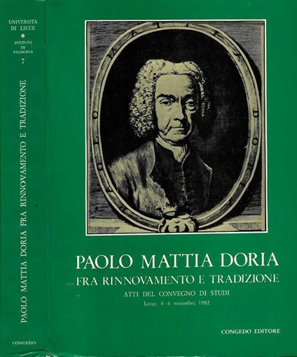Paolo Mattia Doria - copertina