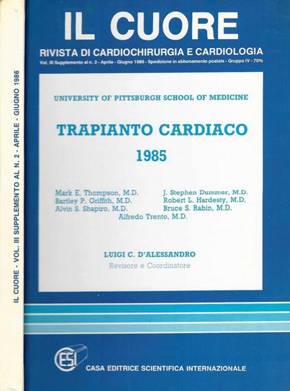 Il Cuore. Rivista di cardiochirurgia e cardiologia - copertina