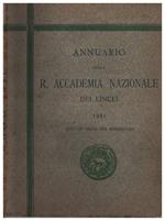 Annuario della R. Accademia nazionale dei lincei 1921