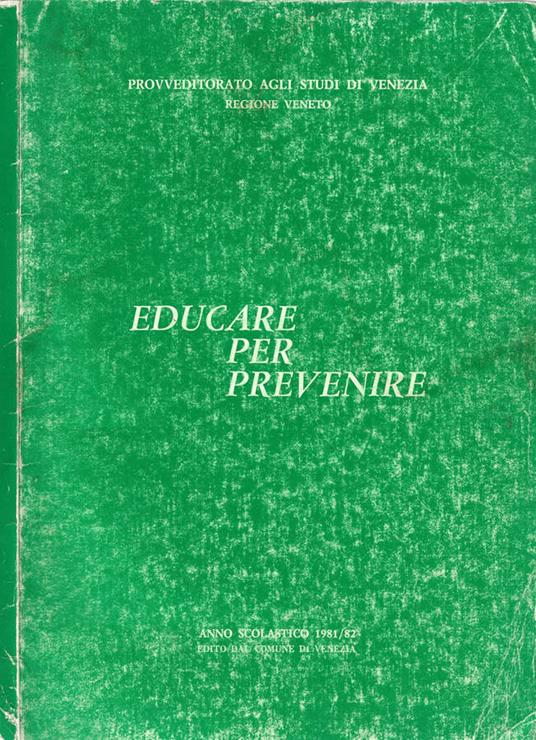 Educare per prevenire - copertina