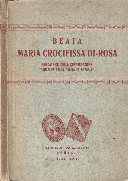 Beata Maria Crocifissa Di-Rosa - copertina
