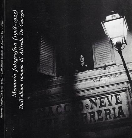 Memoria fotografica (1908-1923) - copertina