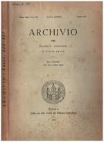 Archivio della Società romana di Storia patria. Vol. LXXXII Anno 1959
