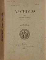 Archivio della Società romana di Storia patria. Vol. XCVI Anno 1973