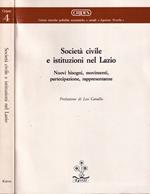 Società civile e istituzioni nel Lazio