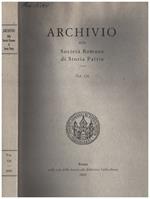 Archivio della Società Romana di Storia patria. Vol. 126 Anno 2003