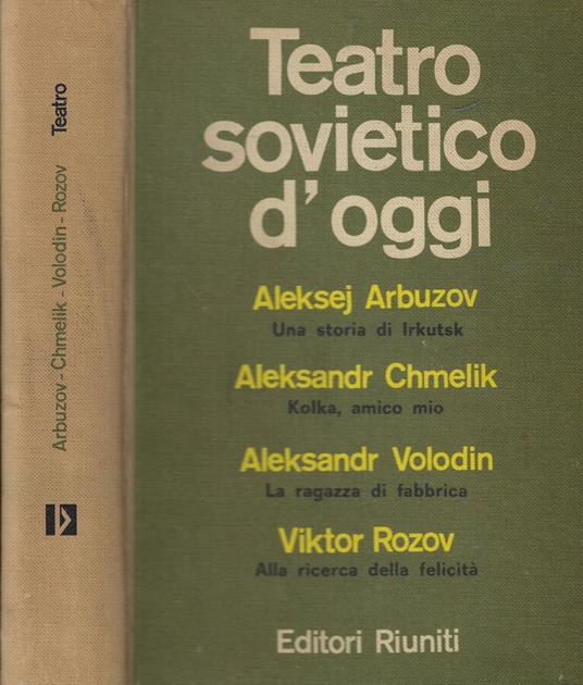 Teatro sovietico d'oggi - copertina