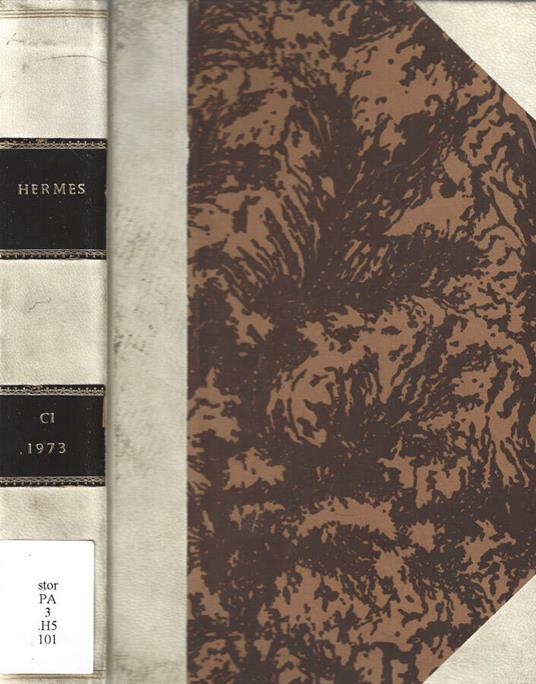 Hermes Vol. CI - copertina