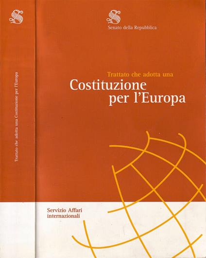 Trattato che adotta una Costituzione per l'Europa - copertina