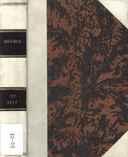 Hermes Vol. CV - copertina