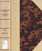The journal of interdisciplinary history, volume XVI, 1985-86