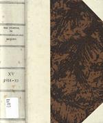 The Journal of Interdisciplinary History Vol. XV