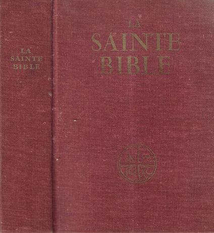 La Sainte Bible - copertina