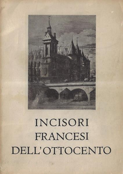 Incisori francesi dell'ottocento - copertina