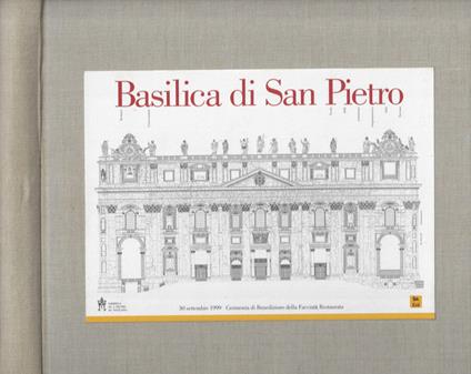 Basilica di San Pietro (30 settembre 199 - Cerimonia di Benedizione della Facciata Restaurata) - copertina