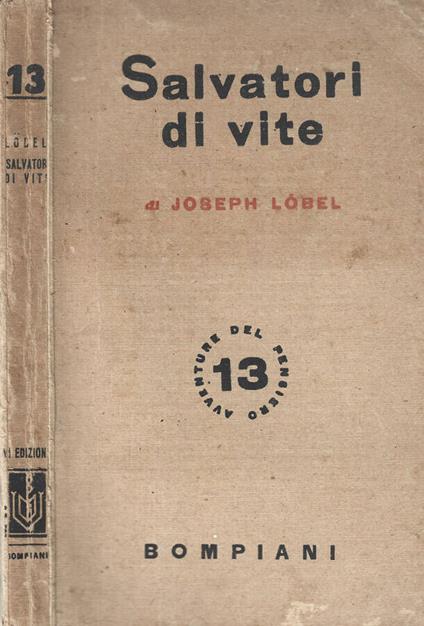 Salvatori di vite - Joseph Löbel - copertina