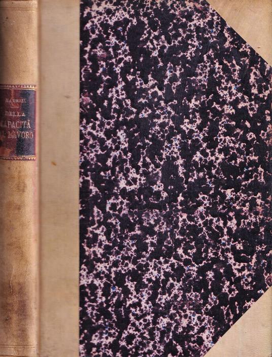 Della capacità al lavoro in rapporto agli organi della vista ed annessi - copertina