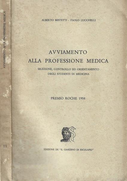 Avviamento alla professione medica - copertina