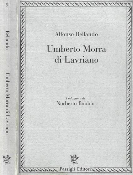 Umberto Morra di Lavriano - copertina