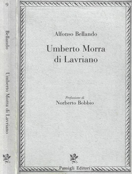 Umberto Morra di Lavriano - copertina
